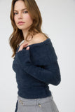ALEXA OFF-SHOULDER SWEATER