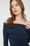 ALEXA OFF-SHOULDER SWEATER