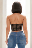 DANICA KEYHOLE LACE BUSTIER