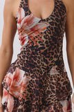 LEOPARD LILY MINI DRESS