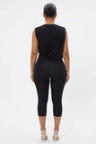 ALENA JEWELED ACCENT CAPRI SET