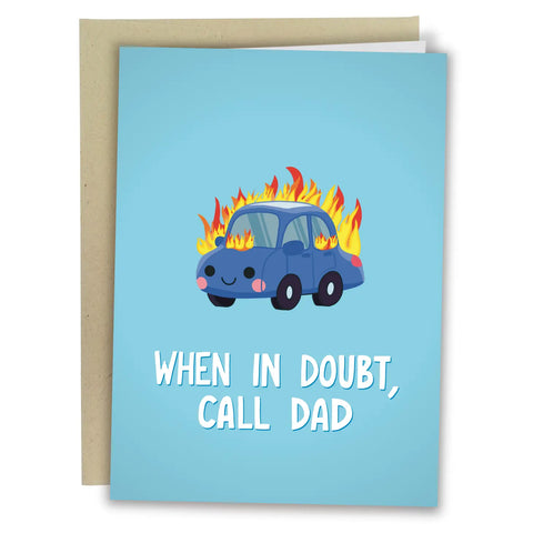 'CALL DAD' CARD