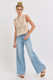 LOW RISE REPOSITIONED WIDE LEG JEANS