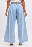 JOSIE 4-BUTTON WIDE LEG JEANS