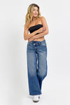 AT THE CROSSROAD WIDE LEG JEANS
