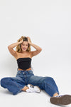 AT THE CROSSROAD WIDE LEG JEANS