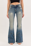 SOMEBODY'S PROBLEM FLARE JEANS