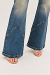 SOMEBODY'S PROBLEM FLARE JEANS