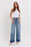 GEORGIA WIDE LEG CUFFED JEANS