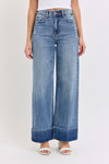 GEORGIA WIDE LEG CUFFED JEANS