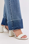 GEORGIA WIDE LEG CUFFED JEANS