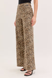 GONE WILD LEOPARD WIDE LEG JEANS