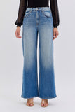 STUDDED WIDE LEG JEANS