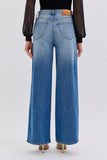 STUDDED WIDE LEG JEANS