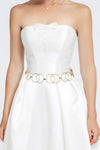 METAL CIRCLE CHAIN BELT