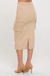 ABBIE CARGO MIDI SKIRT