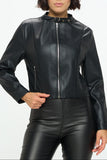 ASHANTI FAUX LEATHER JACKET