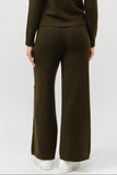 EASILY ELEVATED OLIVE KNIT SET PANTS
