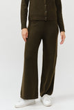EASILY ELEVATED OLIVE KNIT SET PANTS