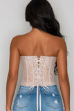 LIV CORSET TOP - NUDE
