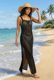 SLEEVELESS LOW BACK CROCHET COVER UP