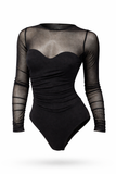 SIREN SCULPT MESH CORSET BODYSUIT