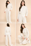 CLOUD NINE SET PANTS -IVORY