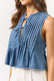 THEA DENIM TOP