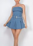 DOLLY DENIM MINI DRESS