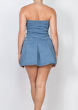 DOLLY DENIM MINI DRESS