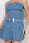 DOLLY DENIM MINI DRESS