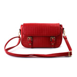 AUBREY VEGAN LEATHER BAG - RED