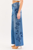 WESTLYN EMBROIDERED WIDE LEG JEANS