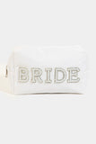 PEARL STUDDED 'BRIDE' POUCH
