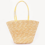 STRAW LEMON TOTE BAG