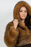 GINGER SPICE FAUX FUR JACKET