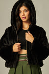 BROOKLYN FUR HOODED JACKET