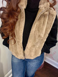 SASHA FAUX FUR VEST