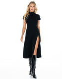 GIADA ZIP MIDI DRESS