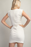 KEEPSAKE IVORY MINI DRESS
