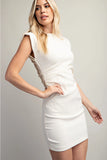 KEEPSAKE IVORY MINI DRESS