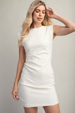 KEEPSAKE IVORY MINI DRESS