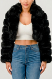 MIDNIGHT GLAM FAUX FUR JACKET