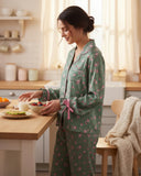 ROMANTIC DITSY STRIPE PAJAMA SET