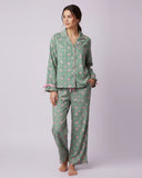 ROMANTIC DITSY STRIPE PAJAMA SET