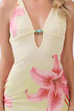 ISLAND LILY MAXI DRESS - LEMON