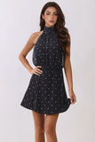 ASHTIN POLKA DOT MINI DRESS