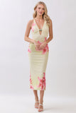 ISLAND LILY MAXI DRESS - LEMON