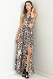 HOT SUMMER NIGHTS LEOPARD MAXI DRESS