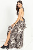 HOT SUMMER NIGHTS LEOPARD MAXI DRESS